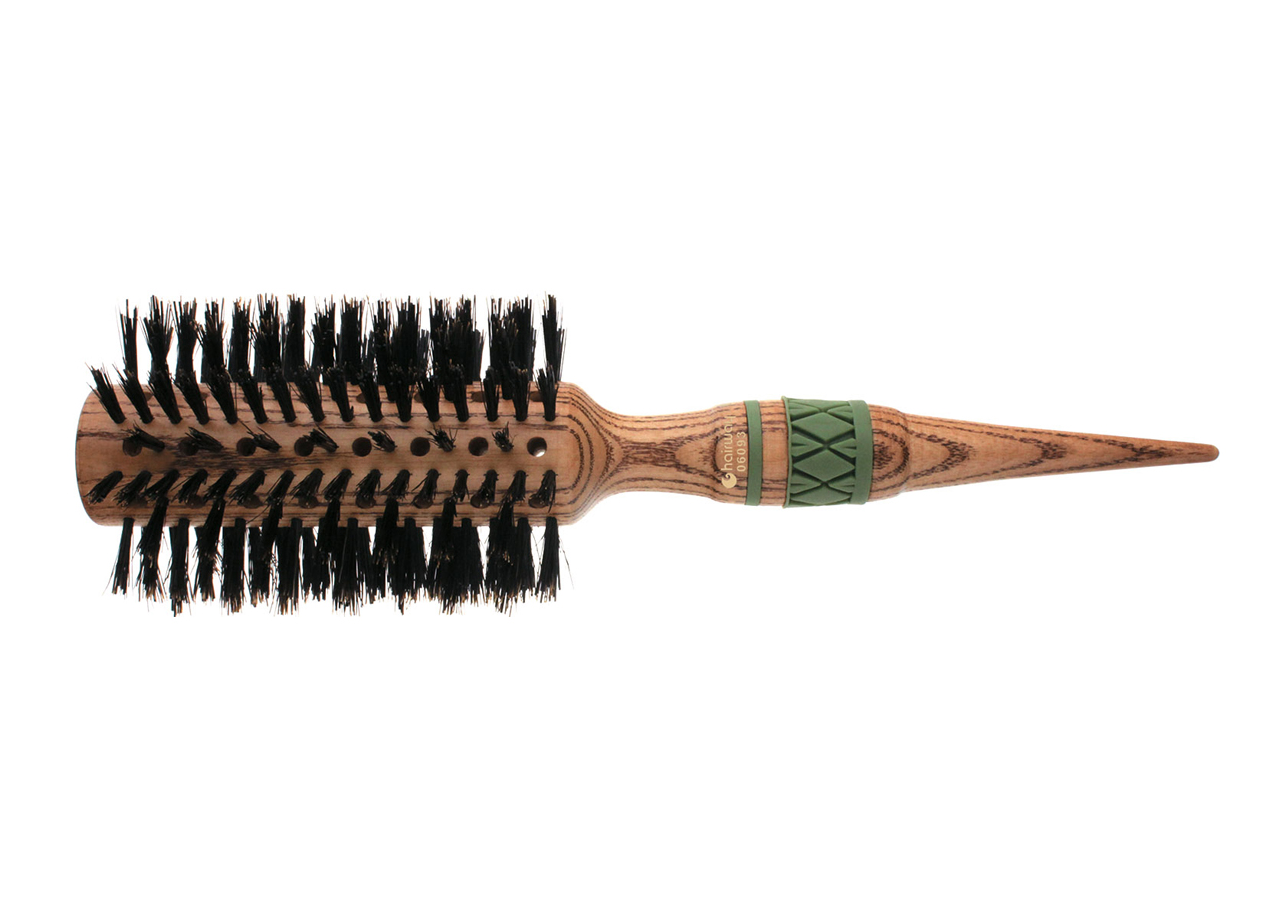 Hairway 06093 Flexion брашинг для волос (32мм, деревянный, натуральная щетина) - 2