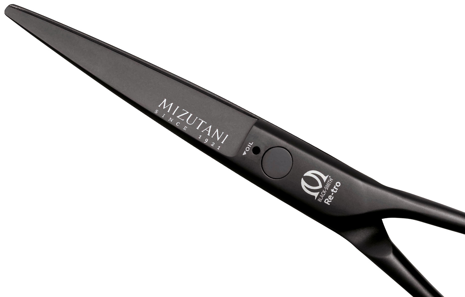 Ножницы для стрижки Mizutani Black-Smith Re-tro Titanium Black 6.0˝ - 4