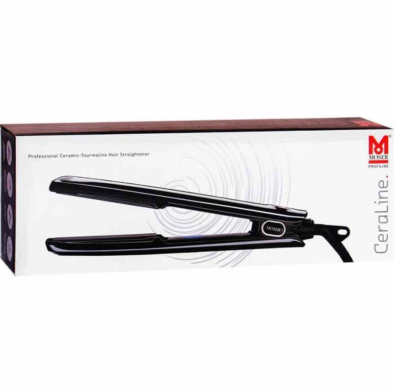 Профессиональные щипцы для выпрямления волос Moser CeraLine Black 4466-0051 - 3