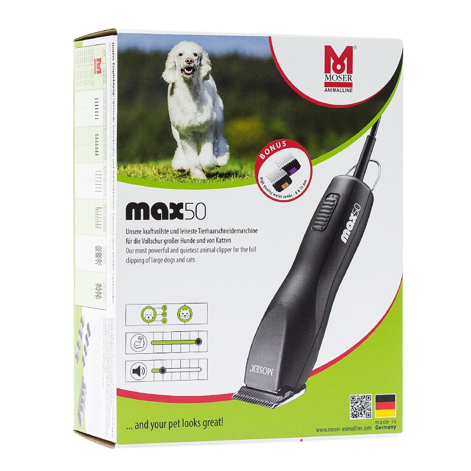 Машинка для стрижки животных Moser Max50 1250-0052 - 5