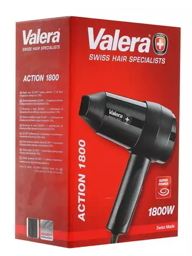 Дорожный фен Valera Action 1800 Black  (542.08 Black) - 9