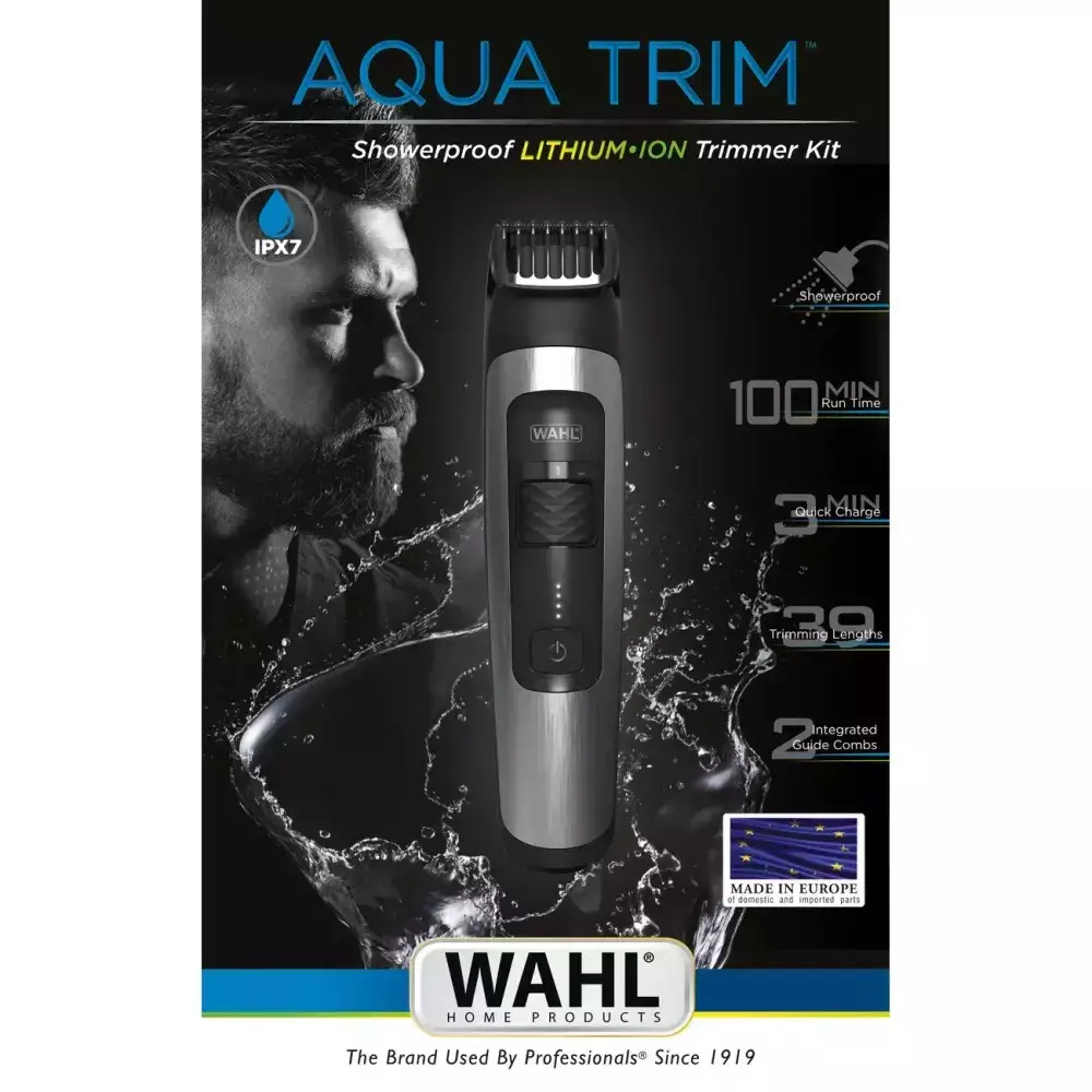 Триммер для бороды и усов Wahl Aqua Trim (1065.0460) - 5