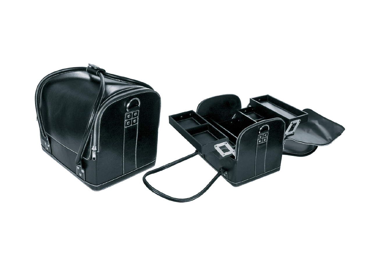 Hairway 28559 чемодан для визажистов (30х20х26см, черный) - 1
