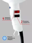 Профессиональный фен ETI Turbodryer 3500 Белый - 4