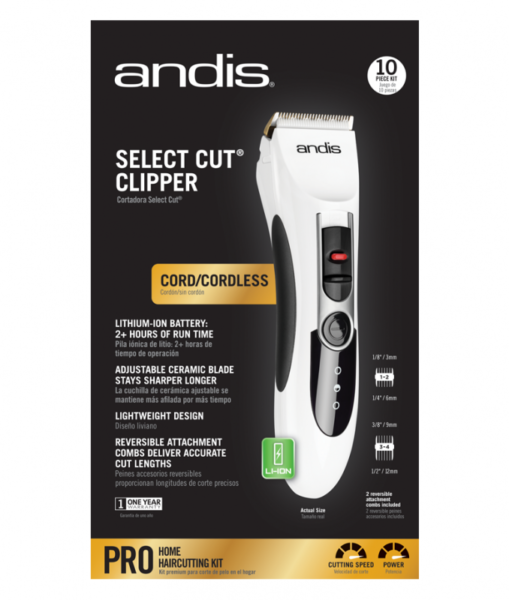 Машинка для стрижки Andis Select Cut CLC-2 сеть + аккумулятор - 5