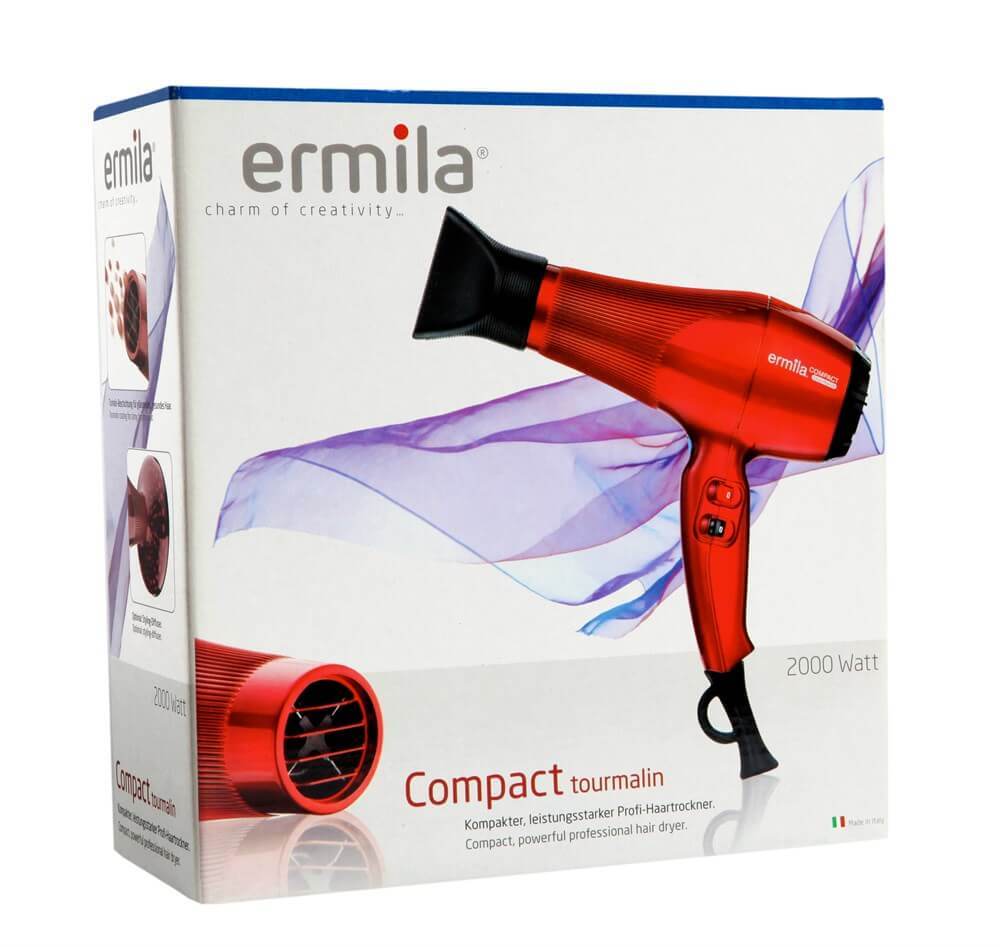 Фен Ermila Compact tourmaline 2000 Вт 4325-0041 - 10