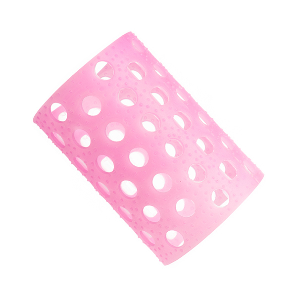Бигуди пластиковые розовые, диаметр 41 мм - 1