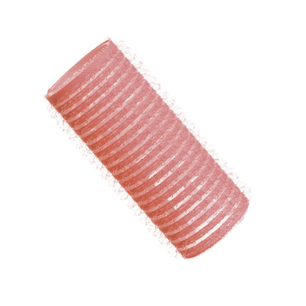 Бигуди с липучкой розовые, диаметр 24 мм - 1