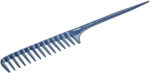 Расческа с пластиковым хвостиком с редкими зубцами синяя Comair, 7000364/702519 - 1