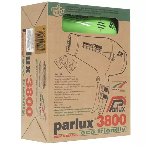 Профессиональный фен Parlux 3800 Eco Friendly 0901-3800 green - 10