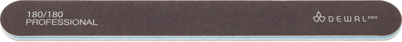 Пилка прямая черная, 180/180, 18 см DEWAL 9100415K - 1