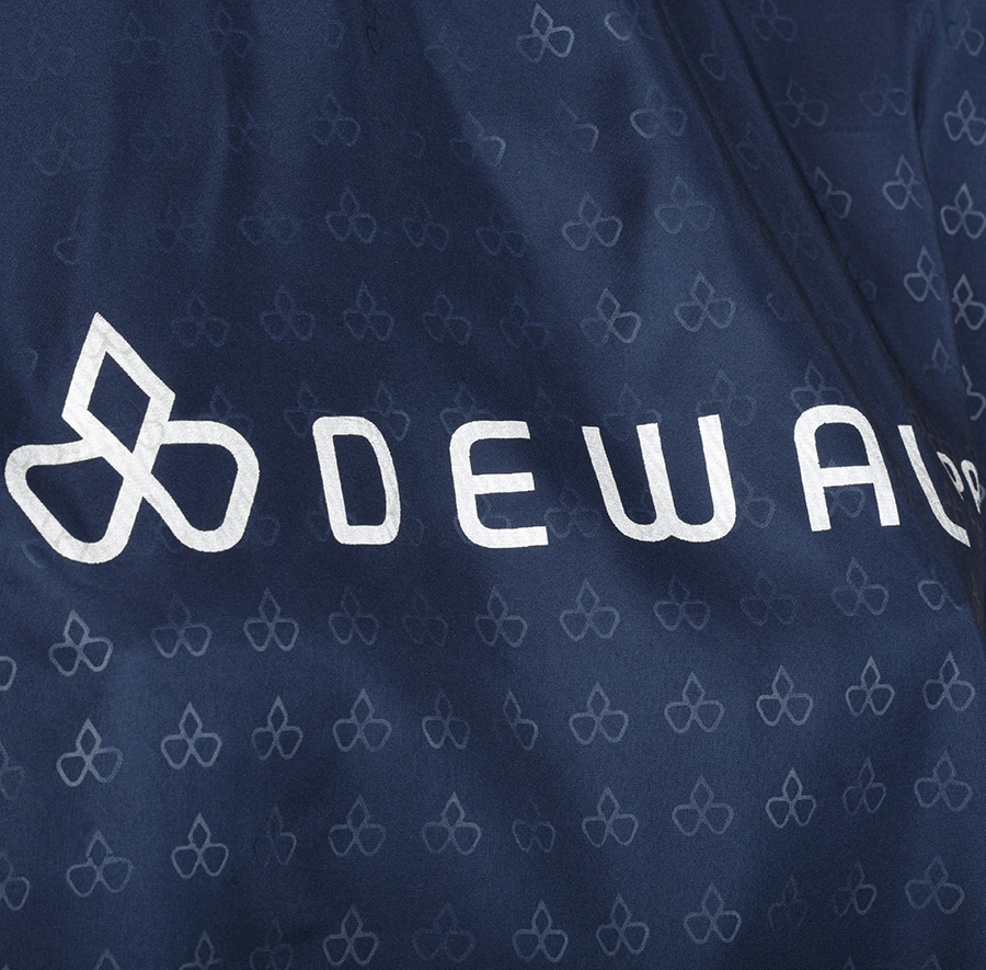 Пеньюар для стрижки DEWAL Логотип, полиэстер, синий 128х146 - 2