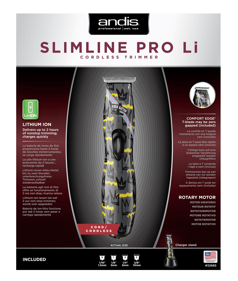 Триммер для стрижки Andis D-8 SlimLine Pro Li Nation International 32685 - 5