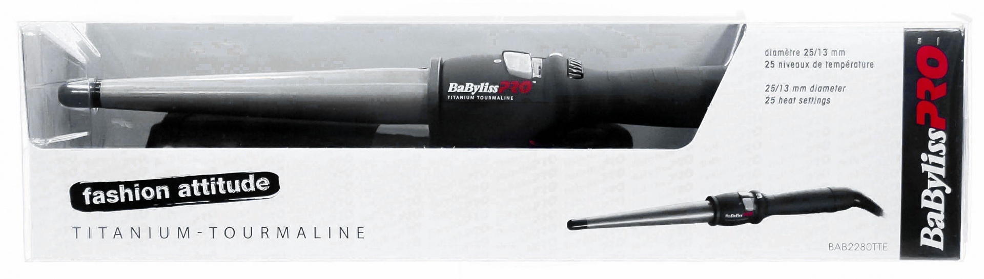 Профессиональная конусная плойка BaByliss PRO Titanium Tourmaline BAB2280TTE 13-25 мм - 7