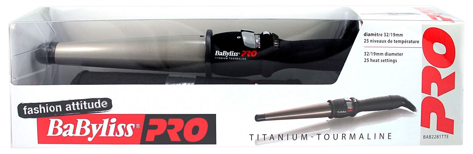Профессиональная конусная плойка BaByliss PRO Titanium Tourmaline BAB2281TTE 19-32 мм - 7