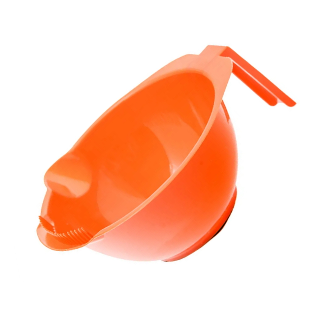 Чаша для краски Harizma h10816 с ручкой (оранжевая, 310мл) - 1