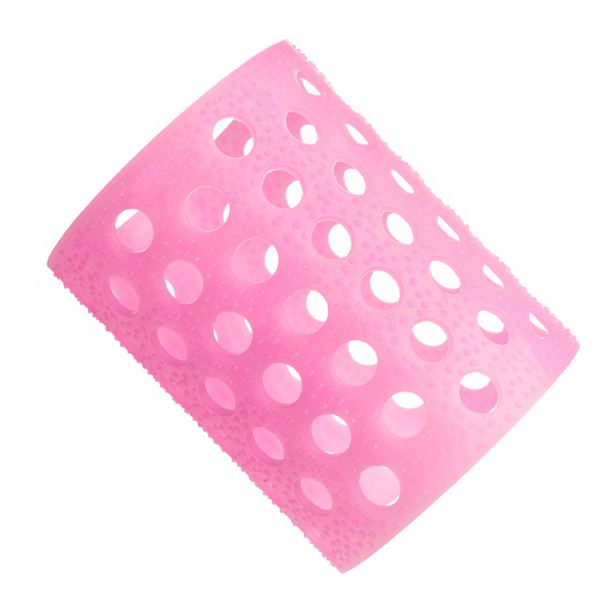 Бигуди пластиковые розовые, диаметр 48 мм - 1