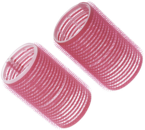 Бигуди-липучки розовые d 44 мм x 63 мм (10 шт) DEWAL BEAUTY DBL44 - 1