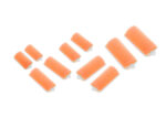 Бигуди поролоновые оранжевые d 22 мм x 70 мм (10 шт) DEWAL BEAUTY DBP22 - 1