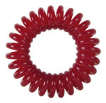 Резинки для волос "Пружинка" цвет темно-красный (3 шт) DEWAL BEAUTY DBR026 - 1