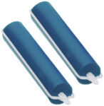 Бигуди резиновые синие d 16 мм x 70 мм (10 шт) DEWAL BEAUTY DBRZ16 - 1