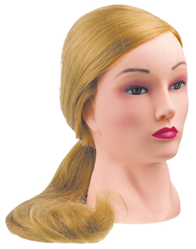 Голова-манекен учебная "блондинка" для парикмахеров DEWAL FI-2021L-408 - 1