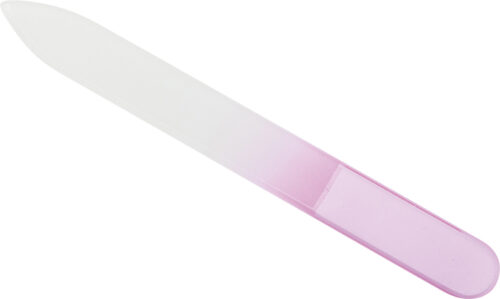 Пилка стеклянная розовая 9 см DEWAL BEAUTY GF-02 - 1