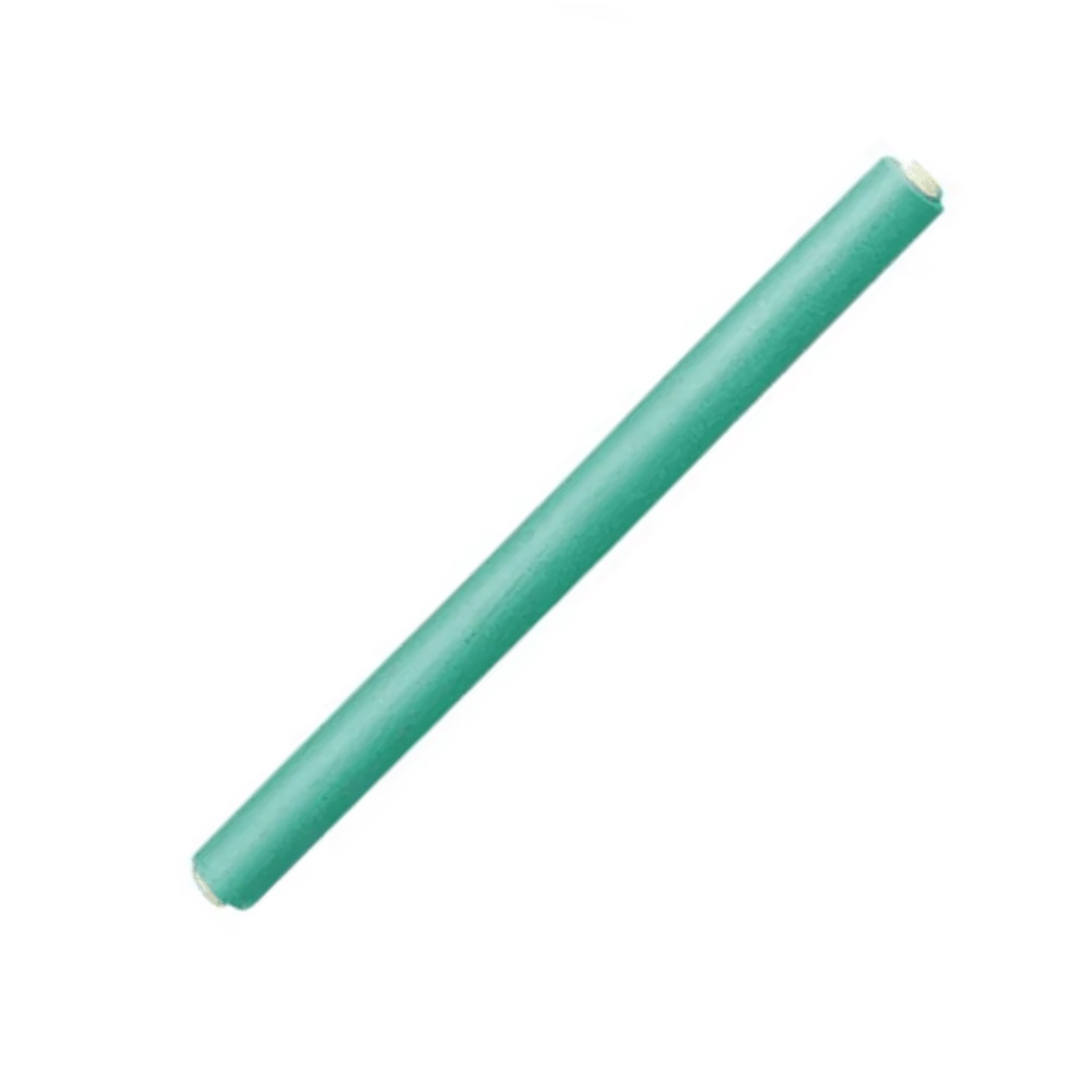 Гибкие бигуди-бумеранги Sibel 4222129 (18см х 10мм, зеленые, 12шт) - 1