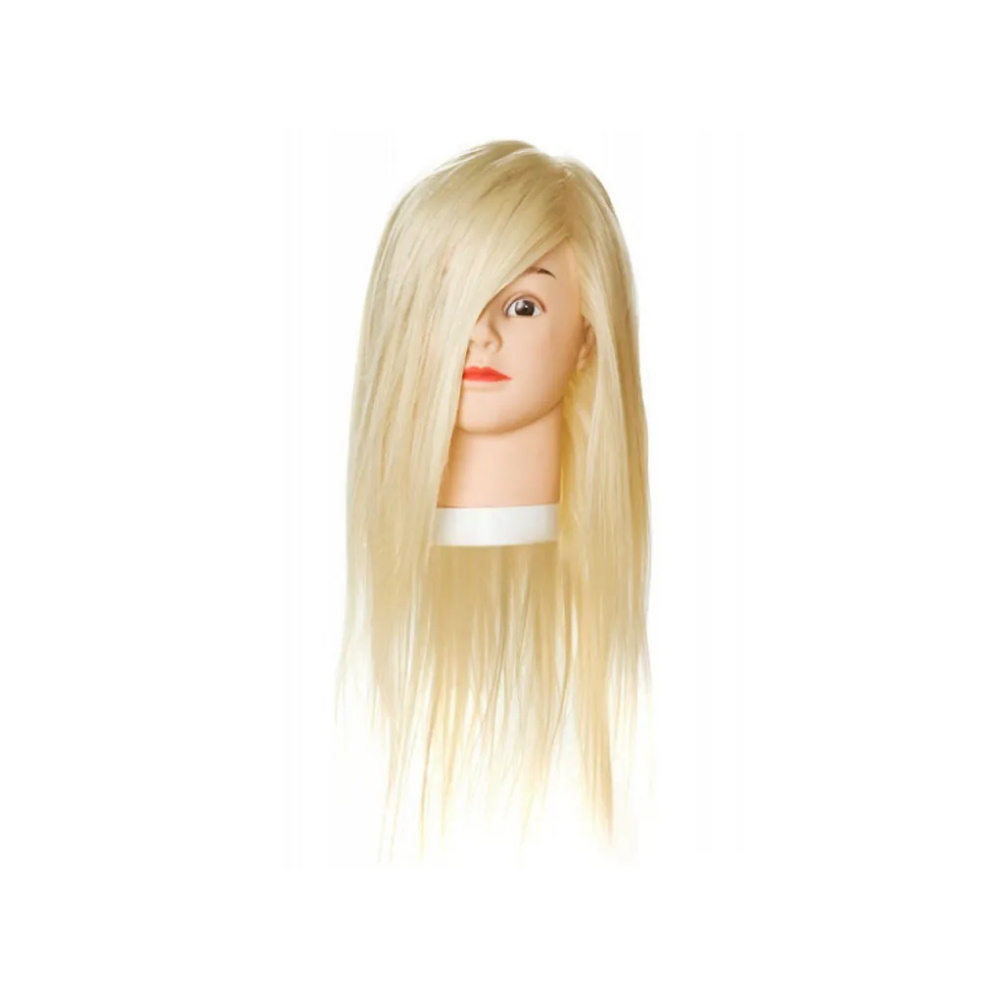 Голова учебная "блондинка" Harizma (50% натуральные, 50% искусственные волосы, 50-60см) h10824 - 1