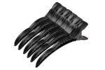 Зажимы для волос Harizma, пластиковые чёрные 11 см h10899-15 - 2