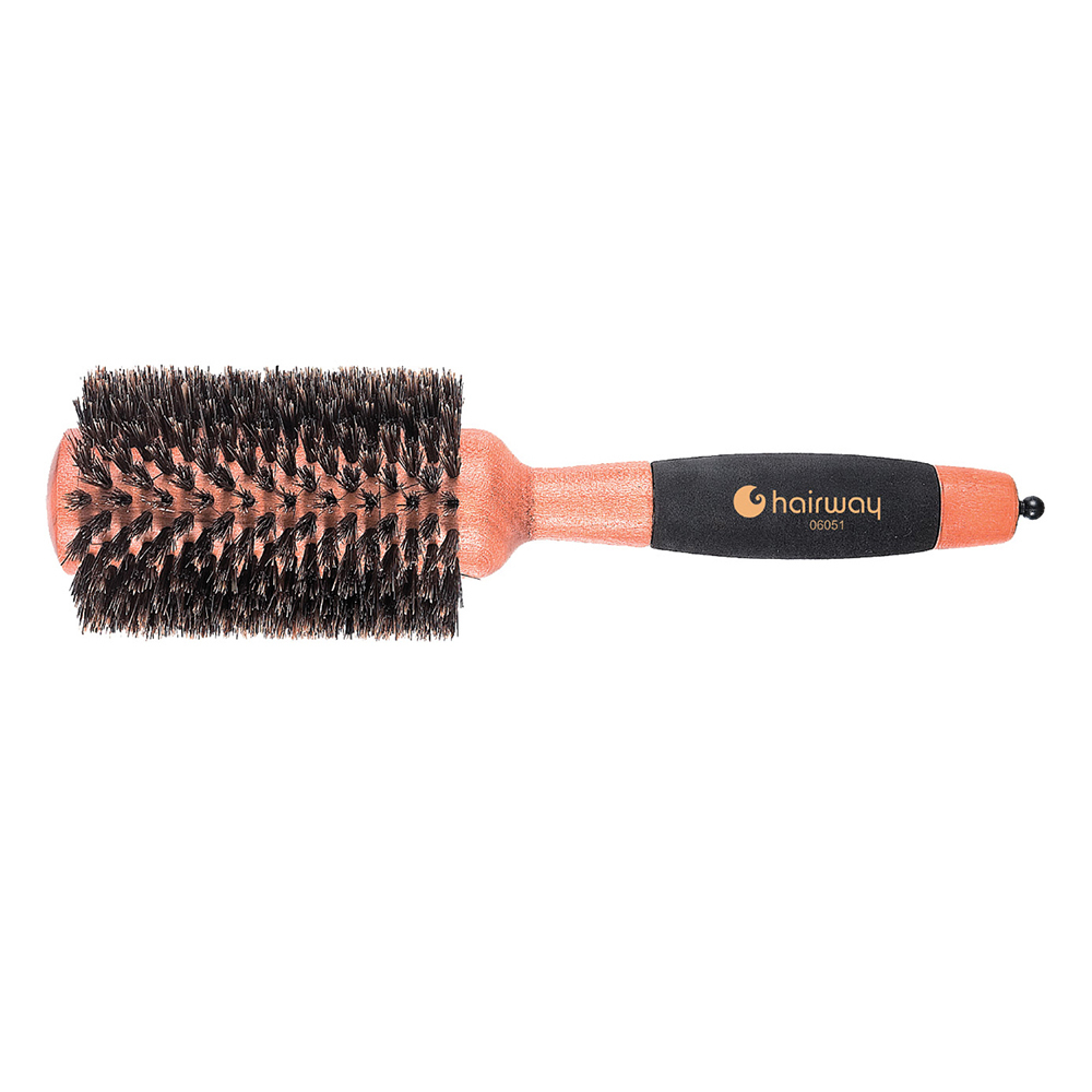 Hairway 06051 Gold Wood брашинг для волос (70мм, натуральная щетина) - 1