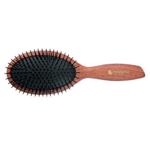 Hairway 08262 Light Wood щетка для волос (13 рядов, деревянная, овальная) - 1