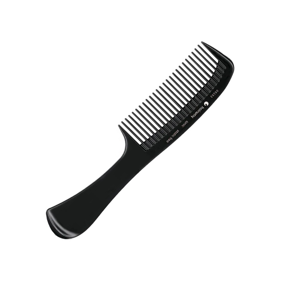Hairway 05153 Static Free расческа для волос (22см, ионная, черный) - 1