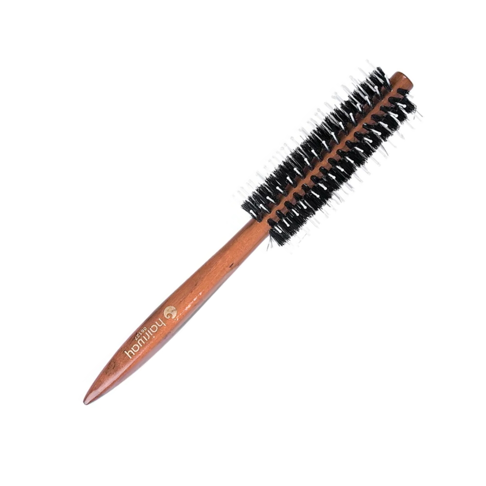 Hairway 06127 Glossy Wood брашинг для волос (12мм, деревянный, 8 рядов) - 1