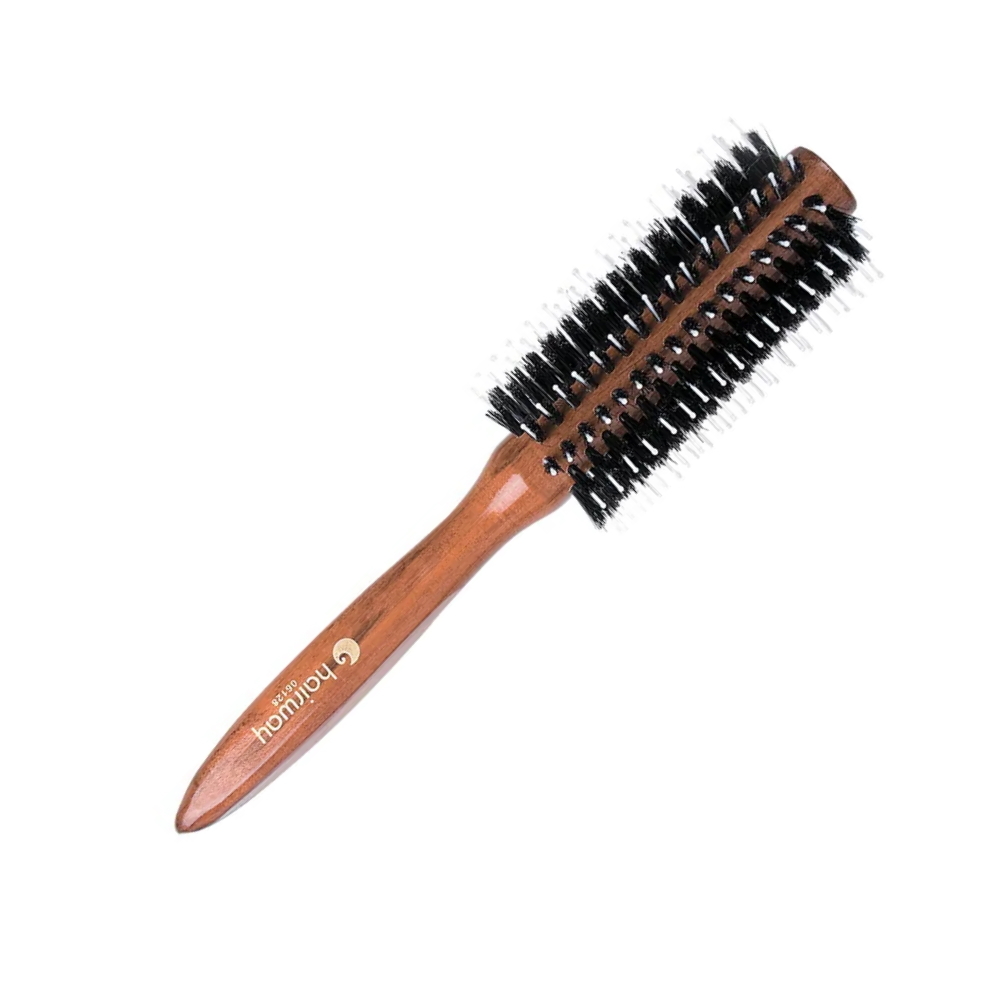 Hairway 06128 Glossy Wood брашинг для волос (22мм, дерево, 12 рядов) - 1