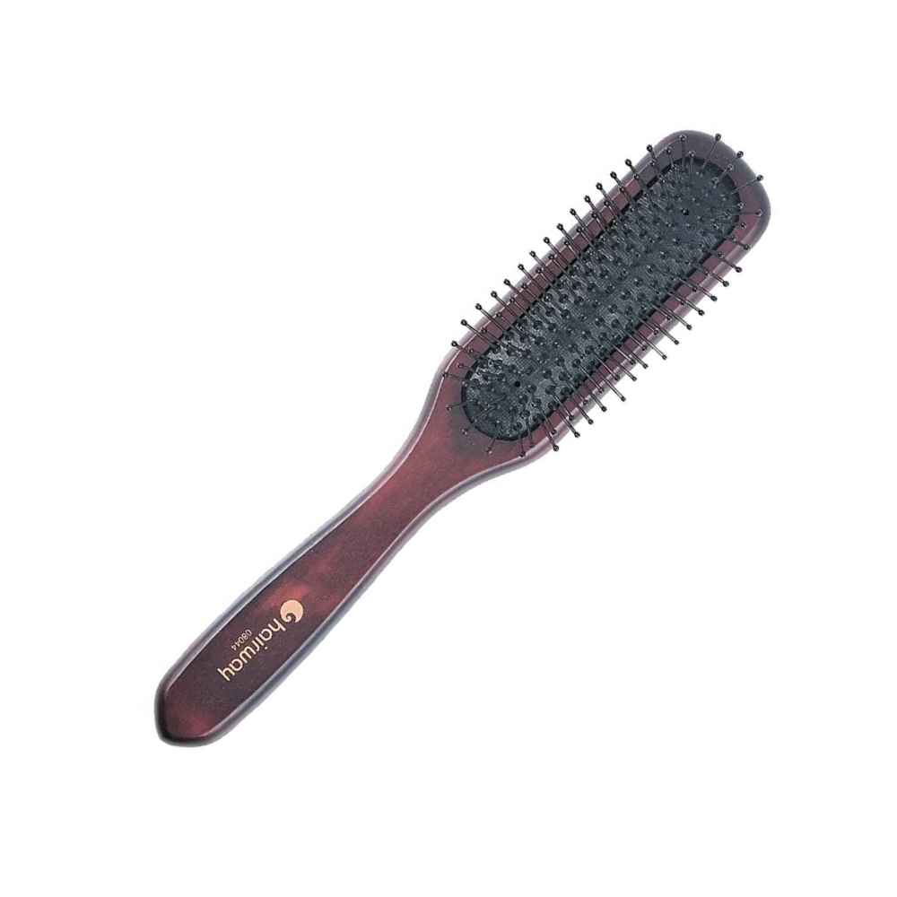 Hairway 08044 Choko щетка для волос (7 рядов, деревянная, прямоугольная) - 1