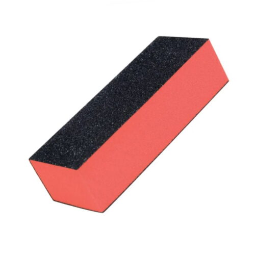 Hairway 11169 полировочный блок для ногтей (трехсторонний, оранжевый) - 1