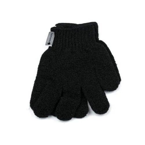 Hairway 33002 перчатка-мочалка (черный, 2 шт) - 1