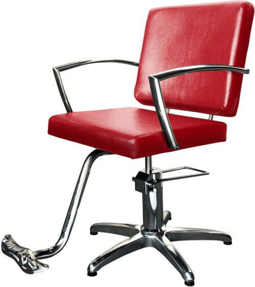 Кресло парикмахерское Hairway "Jazz New" цвет красный крокодил (56304-141) - 1