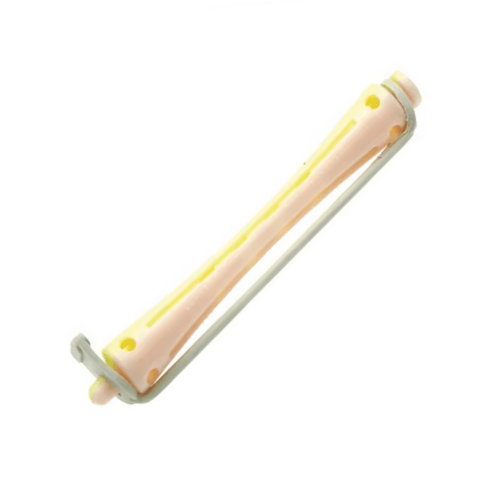 Коклюшки для химической завивки Sibel 4500439 (7 мм, длинные, желто-розовые, 12 шт) - 1