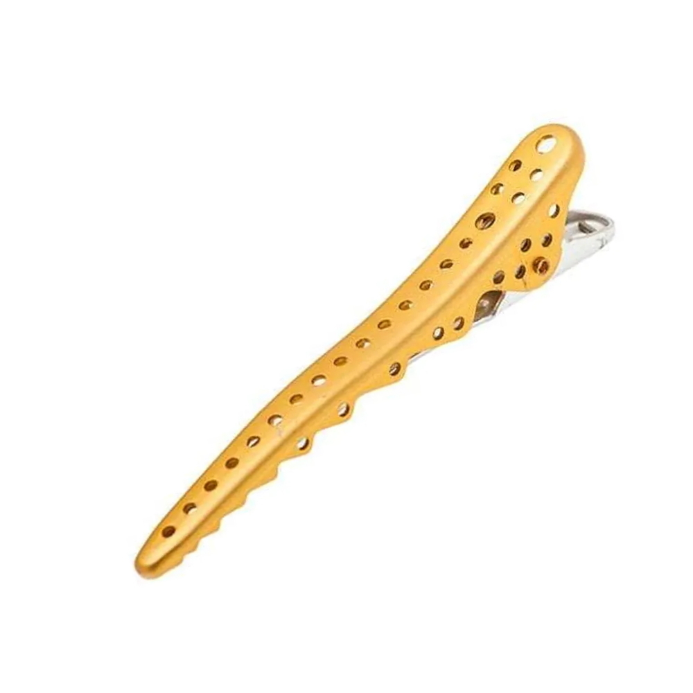 Комплект зажимов Y.S.Park Shark Clip (8 штук), золотой - 1