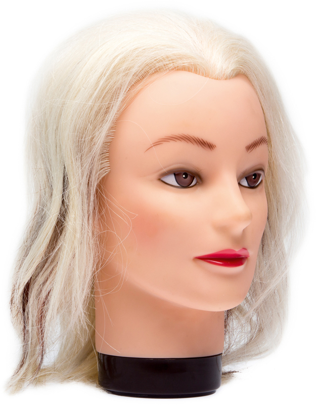 Голова-манекен учебная "блондинка" для парикмахеров DEWAL M-4151K - 1