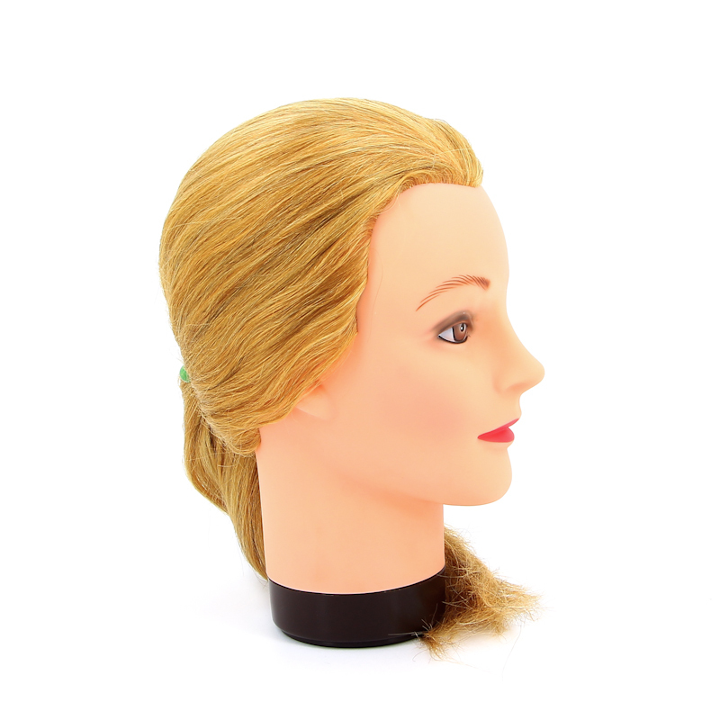 Голова-манекен учебная "блондинка" для парикмахеров DEWAL M-4151L-408 - 2