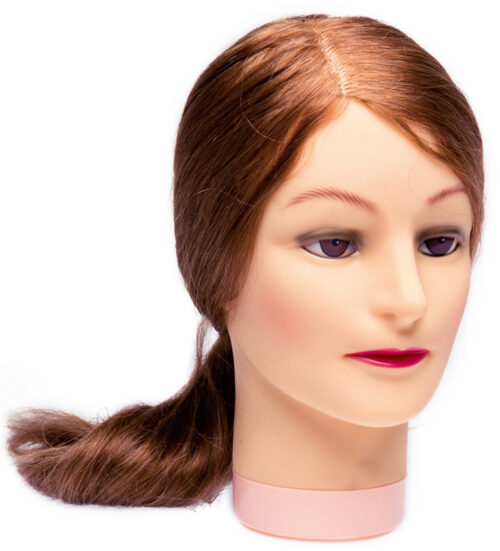 Голова-манекен учебная "блондинка" для парикмахеров DEWAL M-4151XL-407 - 1