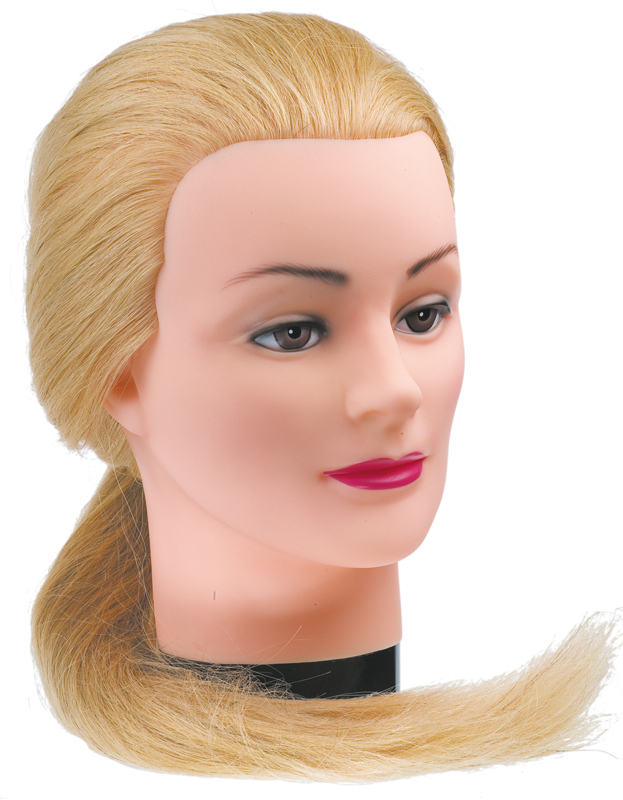 Голова-манекен учебная "блондинка" для парикмахеров DEWAL M-4151XL-408 - 1