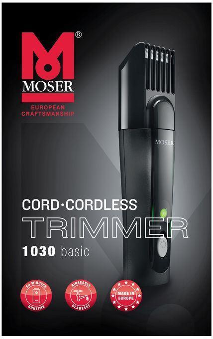 Триммер для стрижки усов и бороды Moser Basic Trimmer 1030-0460 - 8
