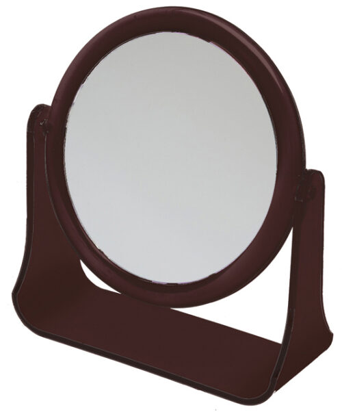 Зеркало настольное в оправе янтарного цвета DEWAL BEAUTY MR111 - 1