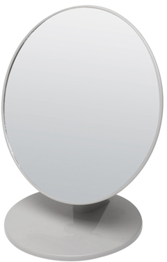 Зеркало одностороннее настольное на пластиковой подставке DEWAL BEAUTY MR26 - 1