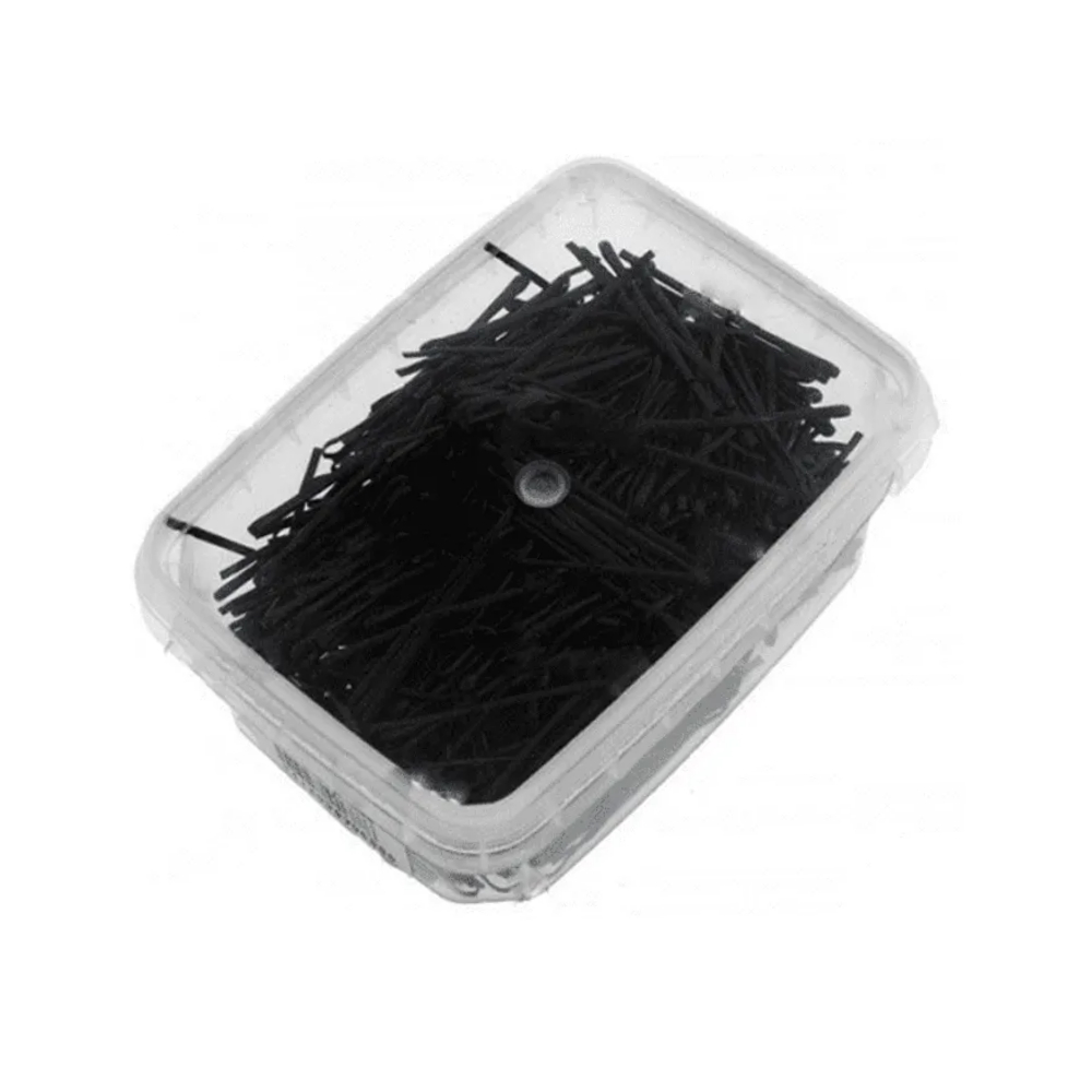 Невидимки Sibel (50 мм, черные, гладкие, 500г) 940015102 - 1