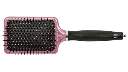 Щетка для волос широкая Olivia Garden NanoThermic роз/черн - 1